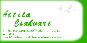 attila csakvari business card